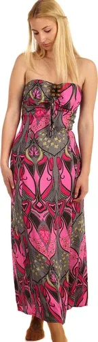 Glara Long patterned dress (2885041)