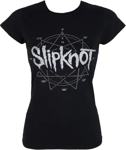 Camiseta metalica De las mujeres Slipknot - Logotipo estrella - ROCK OFF - SKTS32LB (8211780)