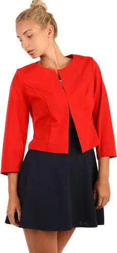 Glara Women's jacket three-quarter sleeves plus size (7753307)