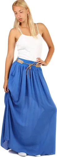 Glara Women's long skirt pockets (2887289)