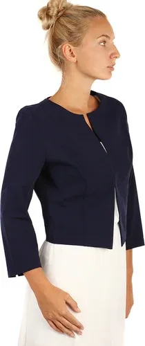 Glara Women's jacket three-quarter sleeves plus size (7753309)