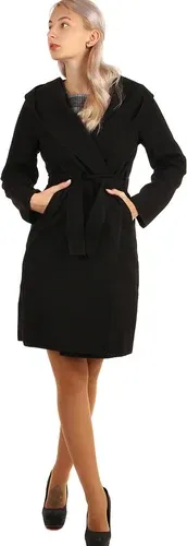 Glara Longer women's coat with hood (2884690)