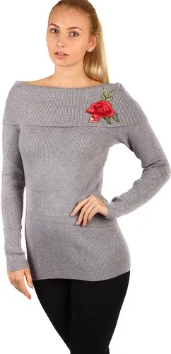 Glara Ladies sweater with application (6244051)