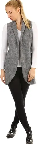 Glara Women's long vest oversize (8843842)