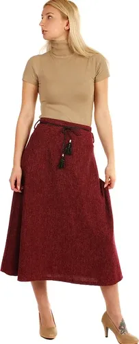 Glara Long women's knitted skirt pattern (2887222)