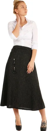 Glara Long women's knitted skirt pattern (2887225)