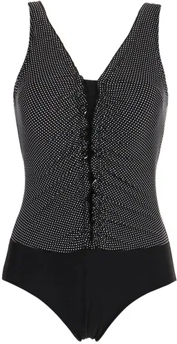 Glara Plus size swimwear with polka dots (6760822)