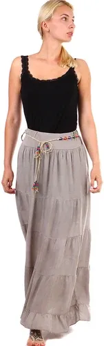 Glara Single Color Long Women's Maxi Skirt (8158180)