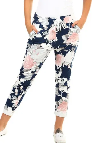 Glara Sweatpants in 7/8 length with floral print (6815876)
