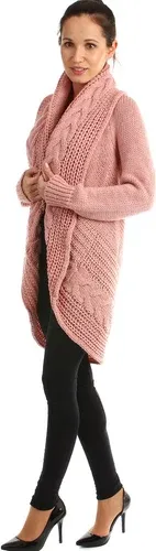 Glara Women's knitted sweater without fastening (3419546)