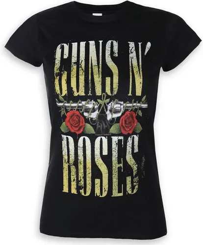 Camiseta metalica De las mujeres Guns N' Roses - Grandes pistolas - ROCK OFF - GNRTS24LB (7817728)