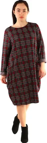 Glara Women's oversized checkered dress (1885230)