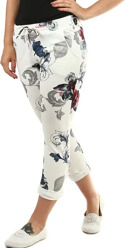 Glara Women's cotton pants with a pattern (3818920)
