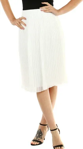 Glara Women's pleated skirt with elastic waist (2308694)
