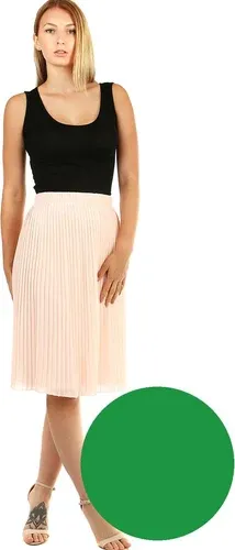 Glara Women's pleated skirt with elastic waist (2887339)