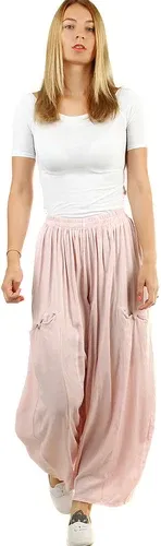 Glara Summer women's harem trousers with pockets (7905175)