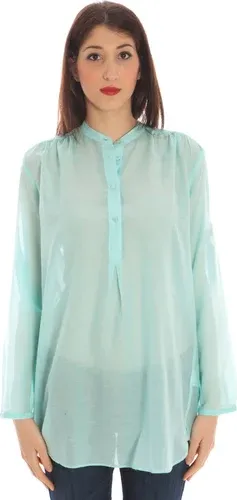 Camisa Manga Larga Mujer Gant Azul Claro (8378216)