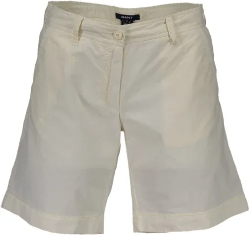 Pantalones Bermudas De Mujer Gant Blanco (8378223)