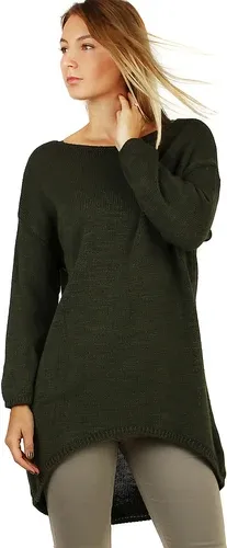 Glara Women's oversized long sweater single color (2885411)