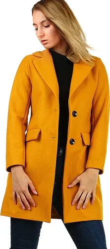 Glara Women's classic monochrome coat (6815883)