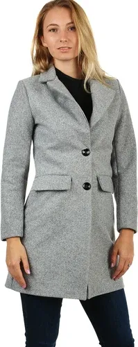 Glara Women's classic monochrome coat (6815887)