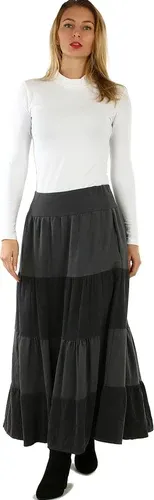 Glara Women's long corduroy skirt (2887376)