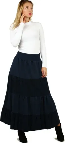 Glara Women's long corduroy skirt (6297162)
