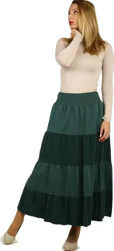 Glara Women's long corduroy skirt (2887374)