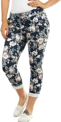 Glara Women's shortened floral pants (3818919)