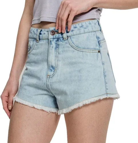 Pantalones cortos para mujer URBAN CLASSICS - Pantalones Cortos Vaqueros - azul blanqueado - TB2000-azul blanqueado (7820675)