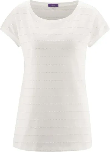 Glara Women's t-shirt made of organic cotton perforated pattern (3813914)