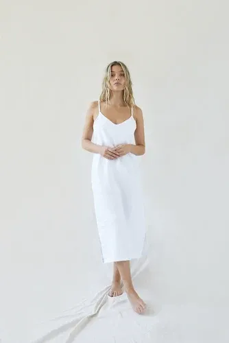 The Sept The Alexandra - Linen Dress White (3843651)