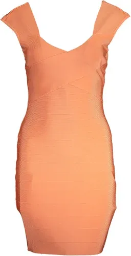 Vestido Corto Mujer Guess Marciano Naranja (8379630)