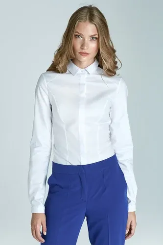 Glara Women's shirt blouse with collar (3819033)