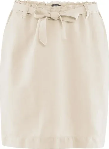 Glara Women's linen skirt with organic cotton (3819093)