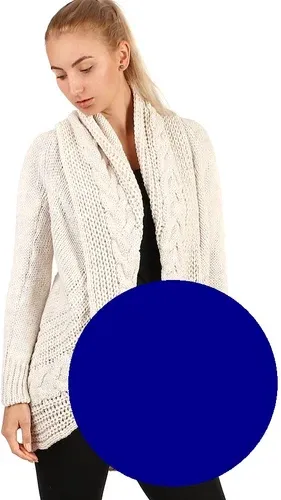 Glara Women's knitted sweater without fastening (3419552)