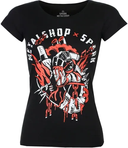 Camiseta Metalshop de mujer x Spark - MS083 (7821696)