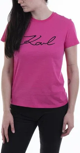 Karl Lagerfeld Logo Rhinestone T-Shirt 206W1707 554 (3541388)