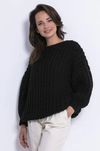 Glara Women's thick knitted wool sweater (3813838)