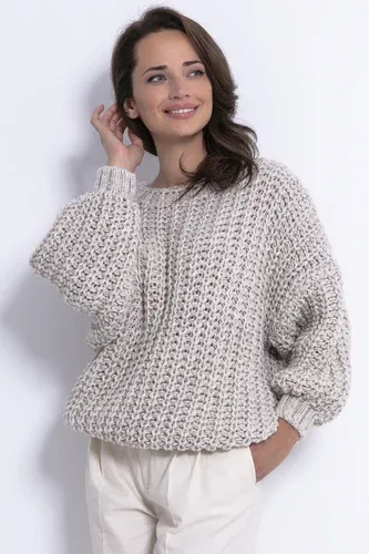 Glara Women's thick knitted wool sweater (3813840)