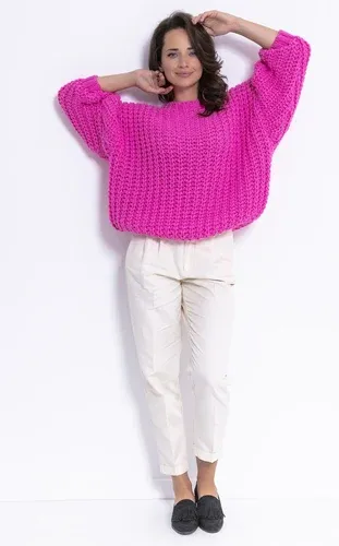 Glara Women's thick knitted wool sweater (3813841)