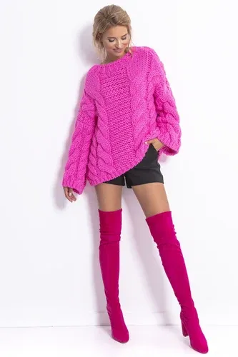 Glara Women's wool oversized sweater (3813851)