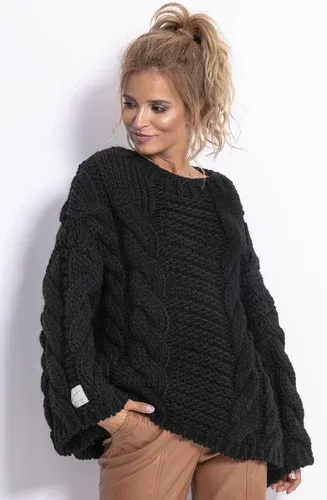 Glara Women's wool oversized sweater (3813849)