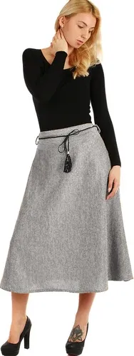 Glara Long women's knitted skirt pattern (3758441)