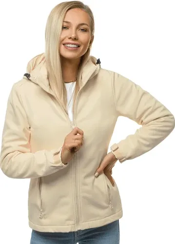 Chaqueta de mujer beige OZONEE JS/HH018/34 (3778496)