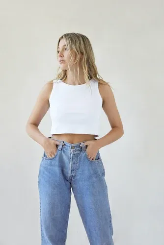 The Sept The Joanna | Crop Top - White (3843249)