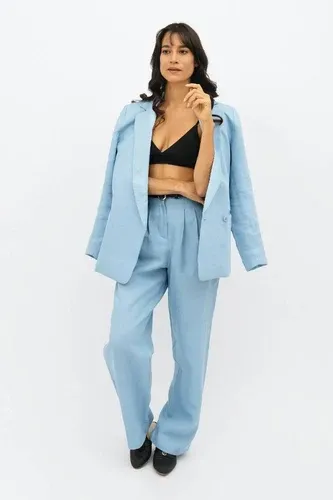 1 People French Riviera Nce - Wide Leg Pants - Blue (4004281)