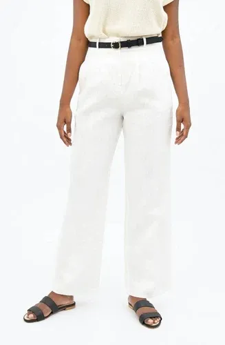 1 People French Riviera Nce - Wide Leg Pants - White (4004282)