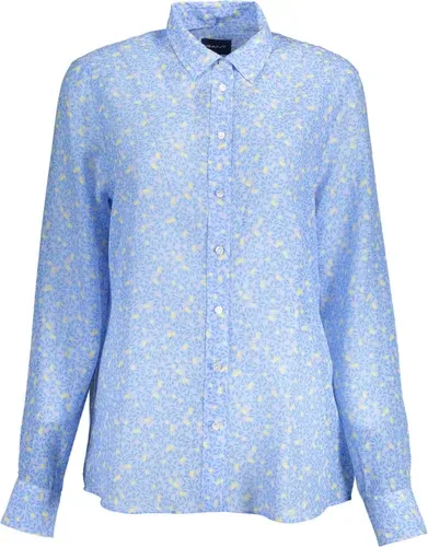 Camisa Manga Larga Mujer Gant Azul Claro (8380684)