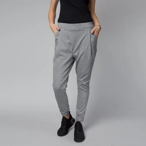 Willsoor Elegantes pantalones para mujer en color gris claro 12462 (8171480)